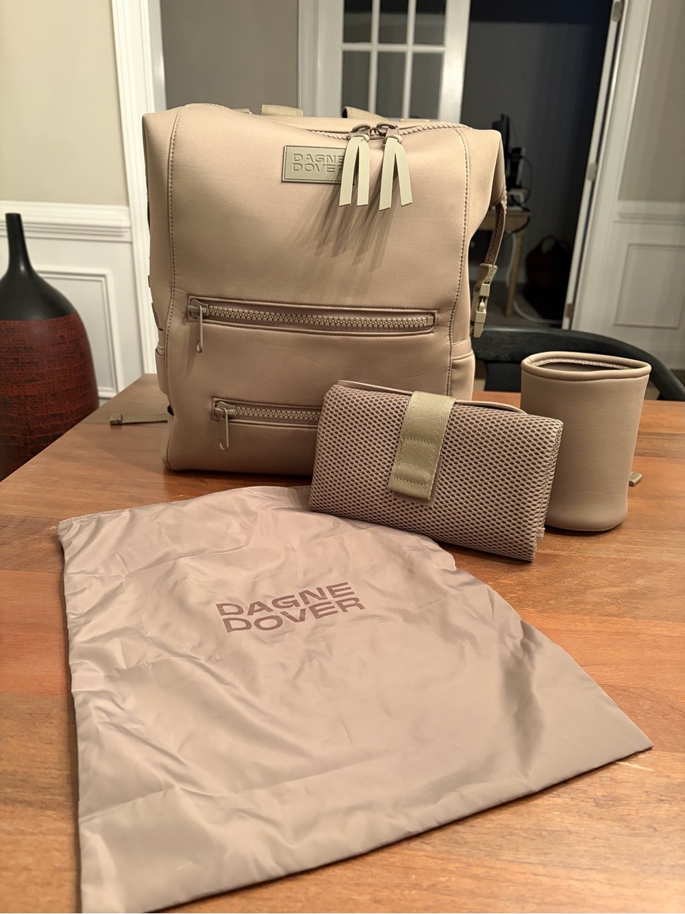 FW24 Khaki - INDI NEOPRENE DIAPER BACKPACK